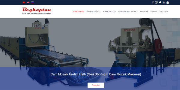 Beykaptan Cam Mozaik Makina