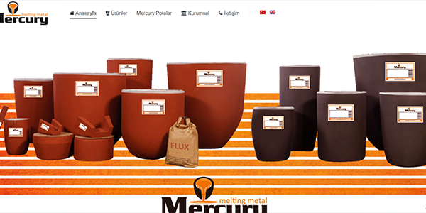 Mercury Crucibles Döküm Potaları