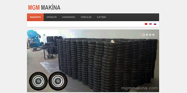 MGM Makina El Arabası Teker Lastik