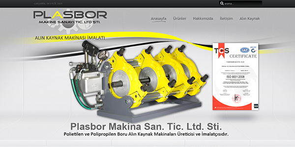 Plasbor Alın Kaynak Makina